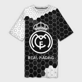 Платье-футболка 3D с принтом REAL MADRID  Real Madrid + Графика в Петрозаводске,  |  | football | logo | madrid | real | real madrid | realmadrid | sport | клуб | лого | логотип | логотипы | мадрид | реал | реалмадрид | символ | символы | соты | спорт | форма | футбол | футбольная
