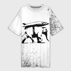 Платье-футболка 3D с принтом BANKSY  СЛОН  Краска в Петрозаводске,  |  | art | artist | banksy | graffity | pacifique | pacifisme | peace | street | violence | war | арт | бэнкси | война | войне | граффити | мир | неравенство | нет | пацифизм | пацифика | символ мира | стрит | художник
