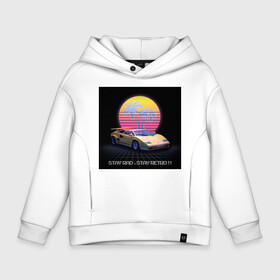 Детское худи Oversize хлопок с принтом Stay Rad, Stay Retro (Retrowave) в Петрозаводске, френч-терри — 70% хлопок, 30% полиэстер. Мягкий теплый начес внутри —100% хлопок | боковые карманы, эластичные манжеты и нижняя кромка, капюшон на магнитной кнопке | Тематика изображения на принте: 80s | 80е | countach | lamborghini | neon | rad | retrowave | sun | коунташ | ламборгини | неон | пальмы | ретровейв