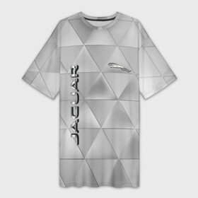 Платье-футболка 3D с принтом JAGUR геометрические фигуры в Петрозаводске,  |  | 2020 | auto | jagur | sport | авто | автомобиль | автомобильные | бренд | марка | машины | спорт | ягуар