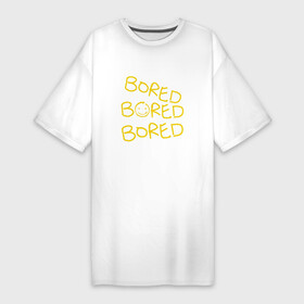 Платье-футболка хлопок с принтом Bored Bored Bored в Петрозаводске,  |  | bored | serial | sherlock | sherlock bored | боред | печаль | сериал | скука | скукота | скучать | скучающий | скучища | телесериал | тоска | уныние | шерлок | шерлок холмс