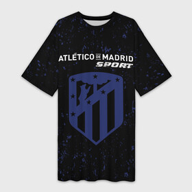 Платье-футболка 3D с принтом АТЛЕТИКО  Sport  Гранж в Петрозаводске,  |  | atletico | club | footbal | logo | madrid | sport | атлетико | гранж | знак | клуб | логотип | логотипы | мадрид | символ | символы | форма | футбол | футбольная | футбольный