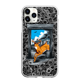 Чехол для iPhone 11 Pro матовый с принтом Олень 3D рисунок в Петрозаводске, Силикон |  | 3d | 3d рисунок | 3д | звери | олениха | олень | природа