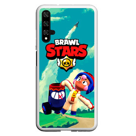 Чехол для Honor 20 с принтом brawlstars Выстрел Бонни Bonny в Петрозаводске, Силикон | Область печати: задняя сторона чехла, без боковых панелей | boni | bonnie | brawl | brawl stars | brawlstars | brawl_stars | бони | бонни | бравлстарс