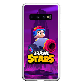 Чехол для Samsung Galaxy S10 с принтом BrawlStars Бонни с пушкой Bonny в Петрозаводске, Силикон | Область печати: задняя сторона чехла, без боковых панелей | boni | bonnie | brawl | brawl stars | brawlstars | brawl_stars | бони | бонни | бравлстарс