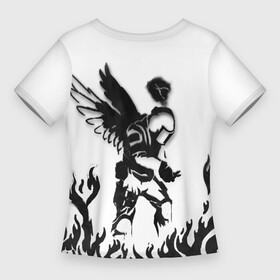 Женская футболка 3D Slim с принтом CS:GO  Defuse Angel Graffiti в Петрозаводске,  |  | angel | counter strike | cs | cs:go | defuse | graffiti | кс | кс го