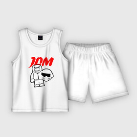 Детская пижама с шортами хлопок с принтом JDM  Japan  Racer в Петрозаводске,  |  | japan | jaw | jdm | racer | style | teeth | гонщик | зубы | пасть | стиль | япония