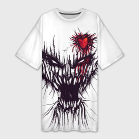 Платье-футболка 3D с принтом Silver Blood в Петрозаводске,  |  | after dark | amazing | blood | gta5 | werewolf