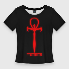 Женская футболка 3D Slim с принтом Vampire: The Masquerade  Bloodhunt  Logo  Лого в Петрозаводске,  |  | blood | bloodhunt | brujah | clan | gangrel | hunt | malka | marauder | masquerade | ranger | siren | the | vampire | vandal | брут | бруха | вампир | вампиры | вандал | вентру | гангрел | диверсант | клан | малкавиан | мародер | муза | носферату | сирена