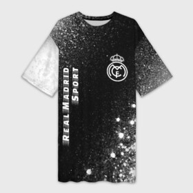 Платье-футболка 3D с принтом REAL MADRID  Real Madrid Sport  Арт в Петрозаводске,  |  | football | logo | madrid | real | real madrid | realmadrid | sport | клуб | краска | краски | лого | логотип | логотипы | мадрид | реал | реалмадрид | символ | символы | спорт | форма | футбол | футбольная