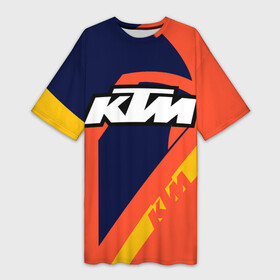 Платье-футболка 3D с принтом KTM VINTAGE  SPORTWEAR в Петрозаводске,  |  | 90s | cross | enduro | ktm | moto | moto sport | motocycle | sportmotorcycle | vintage | винтаж | кросс | ктм | мото | мото спорт | мотоспорт | спорт мото