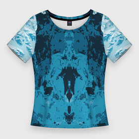 Женская футболка 3D Slim с принтом Абстрактный графический узор. Abstraction. в Петрозаводске,  |  | абстракт | абстрактная графика | абстрактный | абстрактный рисунок | абстрактный узор | абстракция | современный абстракт | цветной абстракт | цветной абстрактный узор