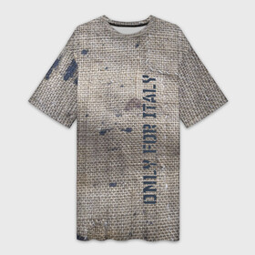 Платье-футболка 3D с принтом Only for Italy  Мешковина  Авангард  Hype в Петрозаводске,  |  | fashion | hype | italy | sacking | vanguard | авангард | италия | мешковина | мода | хайп