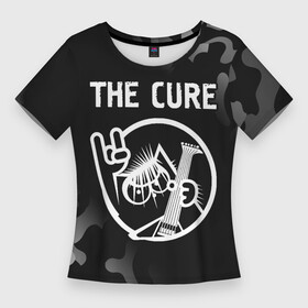 Женская футболка 3D Slim с принтом The Cure  КОТ  Камуфляж в Петрозаводске,  |  | band | cure | metal | rock | the | the cure | группа | камуфляж | кот | кьюр | милитари | рок