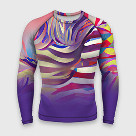 Мужской рашгард 3D с принтом Красочные полосы в Петрозаводске,  |  | bright | colors | multicoloured | positive | purple | summer | краски | красочный | лето | линии | позитивный | полосы | радостный | разноцветные | узоры | фееричный | фиолетовый | цвета | яркий