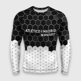 Мужской рашгард 3D с принтом АТЛЕТИКО  Sport  Соты в Петрозаводске,  |  | atletico | club | footbal | logo | madrid | sport | атлетико | знак | клуб | логотип | логотипы | мадрид | символ | символы | соты | форма | футбол | футбольная | футбольный