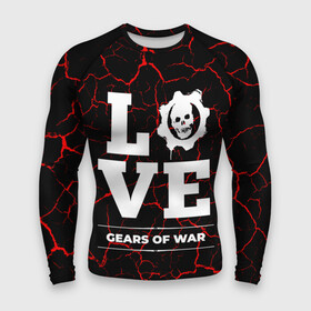 Мужской рашгард 3D с принтом Gears of War Love Классика в Петрозаводске,  |  | gears | gears of war | logo | love | war | вар | гирс | игра | игры | лого | логотип | мрамор | символ | трещины