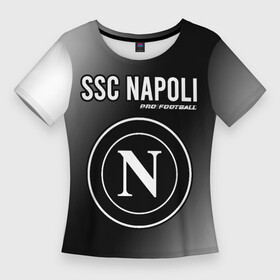 Женская футболка 3D Slim с принтом SSC NAPOLI  Pro Football в Петрозаводске,  |  | club | footbal | logo | napoli | pro football | ssc | знак | клуб | логотип | логотипы | наполи | символ | символы | форма | футбол | футбольная | футбольный