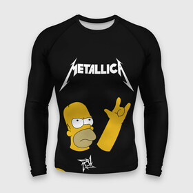 Мужской рашгард 3D с принтом Metallica Гомер Симпсон рокер в Петрозаводске,  |  | gimer | heavy | heavy metal | homer | metal | metalica | metallica | simpson | simpsons | trash metal | гомер | джеймс | кирк | ларс | мастейн | метал | металика | металл | металлика | музыка | ньюстед | рок | симпсон | симпсоны | трухильо | ул