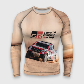 Мужской рашгард 3D с принтом Toyota Gazoo Racing  Desert  Rally в Петрозаводске,  |  | car | competition | off road vehicle | racing | rally | toyota | автомобиль | внедорожник | гонка | пустыня | ралли | соревнование | тойота