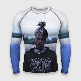 Мужской рашгард 3D с принтом XXXTentacion in a revenge hoodie в Петрозаводске,  |  | Тематика изображения на принте: bad | forever | look at me | skins | tentacion | the alvum | vibes | xtentacion | xxxtentacion | альбом | бэд | вайбс | икс | новый | скинс | тентасьён | тентасьон | форевер