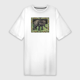 Платье-футболка хлопок с принтом Olifant Met Fles (Слон) в Петрозаводске,  |  | абстракция | винтаж | животные | картина | классика | минимализм | паттерн | природа | слон | цветы | экспрессионизм