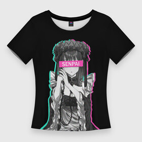 Женская футболка 3D Slim с принтом My Dress Up Darling Senpai в Петрозаводске,  |  | Тематика изображения на принте: senpai | аниме | игра | косплей | лолита | марин | персонаж | сенпай