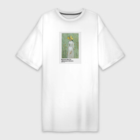 Платье-футболка хлопок с принтом Ван Гог Девушка в белом в Петрозаводске,  |  | ван гог | вангог | винсент ван гог | девушка в белом | звездная ночь | ирисы | искусство | картина | художник | художники