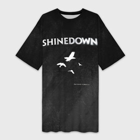 Платье-футболка 3D с принтом The Sound of Madness  Shinedown в Петрозаводске,  |  | brent smith | shinedown | брент смит | группа | музыка | рок | рок группа