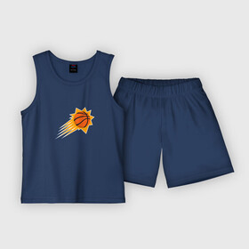 Детская пижама с шортами хлопок с принтом Финикс Санз NBA в Петрозаводске,  |  | nba | phoenix suns | баскетбол | нба | финикс санз