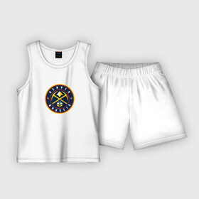 Детская пижама с шортами хлопок с принтом Денвер Наггетс NBA в Петрозаводске,  |  | denver nuggets | nba | баскетбол | денвер наггетс | нба