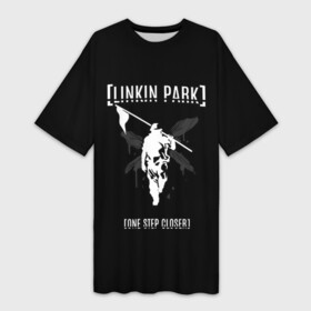 Платье-футболка 3D с принтом Linkin Park One step closer в Петрозаводске,  |  | Тематика изображения на принте: linkin park | альтернативный рок | линкин парк | лого | логотип | метал | ню метал | поп | поп рок | рок | рок группа | рэп метал | электроник рок