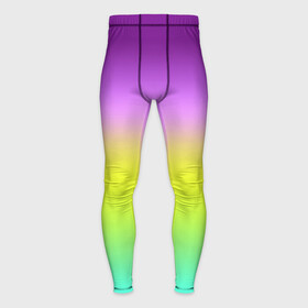 Мужские тайтсы 3D с принтом Multicolored Ombre gradient в Петрозаводске,  |  | blurred stripes | gradient | multicolored | бирюзовый | градиент | желтый | современный | фиолетовый