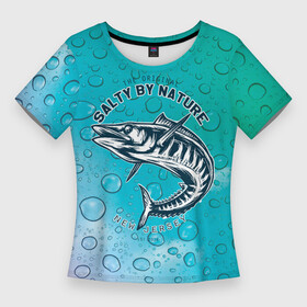 Женская футболка 3D Slim с принтом Рыбалка New Jersey в Петрозаводске,  |  | new jersey | ловля рыбы | рыба | рыбак | рыбалка