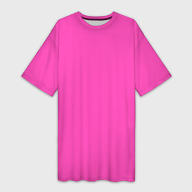 Платье-футболка 3D с принтом Яркий розовый из фильма Барби в Петрозаводске,  |  | Тематика изображения на принте: костюм из фильма барби | розовый цвет | фильм барби | яркий розовый | ярко розовый цвет