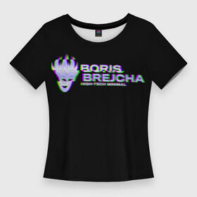 Женская футболка 3D Slim с принтом Boris Brejcha Glitch в Петрозаводске,  |  | boris brecha | boris brejcha | brecha | brejcha | dj | борис брежша | борис брейча | борис брейша | борис бреча | брежча | брейча | брейша | бреча | музыка | техно