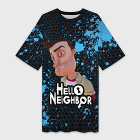 Платье-футболка 3D с принтом Hello Neighbor  Привет сосед  Ник Рот в Петрозаводске,  |  | hello neighbor | видеоигра | игра | ник рот | привет сосед | сосед | теодор питерсон