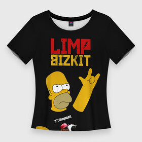 Женская футболка 3D Slim с принтом Limp Bizkit Симпсоны в Петрозаводске,  |  | bizkit | gomer | homer | limp | limp bizkit | music | rock | simpson | simpsons | бизкиты | гомер | лимп бизкит | лимпы | липкие письки | музыка | рок | рокер | симпсон | симпсоны