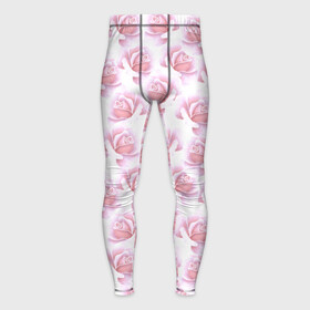 Мужские тайтсы 3D с принтом Нежные розы  паттерн в Петрозаводске,  |  | flowers | petals | pink | roses | seamless pattern | лепестки | нежность | паттерн | роза | розовый | розы | цветы