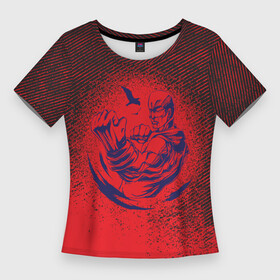 Женская футболка 3D Slim с принтом Кунг фу железный кулак в Петрозаводске,  |  | Тематика изображения на принте: gong fu | gongfu | kung fu | kungfu | боевые исскуства | вин чун | единоборства | железный кулак | кунг фу | кунгфу | спорт | тайцзи