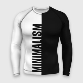 Мужской рашгард 3D с принтом MINIMALISM  BLACK AND WHITE в Петрозаводске,  |  | and | black | minimalism | white | белое | белый | минимализм | цвет | цвета | черное | черный