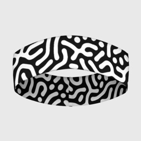 Повязка на голову 3D с принтом Лабиринт  паттерн в Петрозаводске,  |  | abstraction | fashion | maze | minimalism | pattern | абстракция | лабиринт | минимализм | мода | паттерн